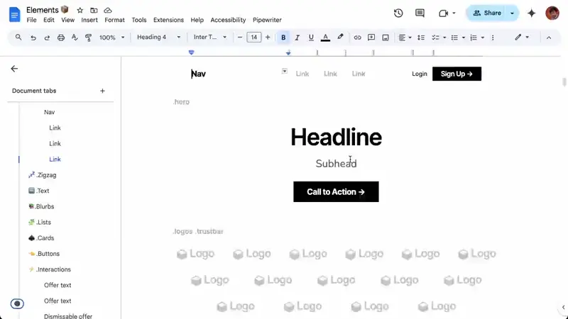 Templates demo