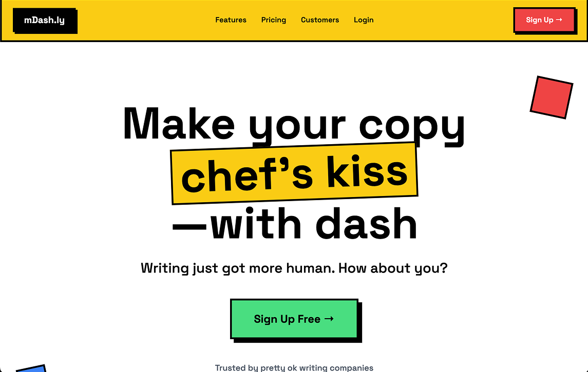After - Live website